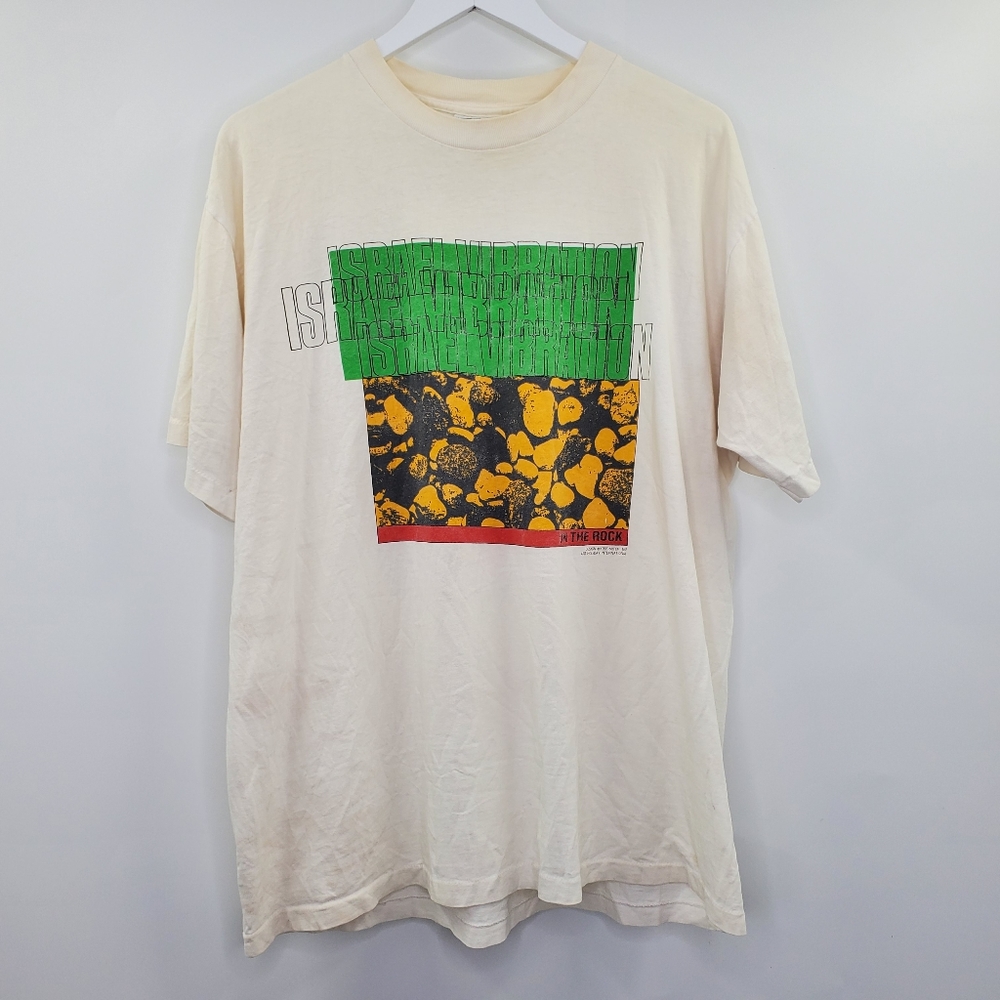 Vintage Israel Vibration 95 On the Rock Graphic T - Picture 1 of 11
